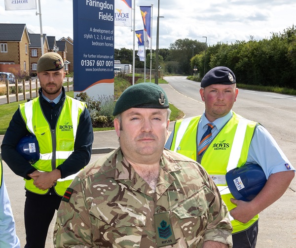 Reservist at Bishop’s Cleeve housebuilder praises employer for industry-first Gold Award